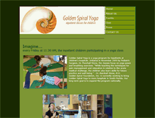 Tablet Screenshot of goldenspiralyoga.com